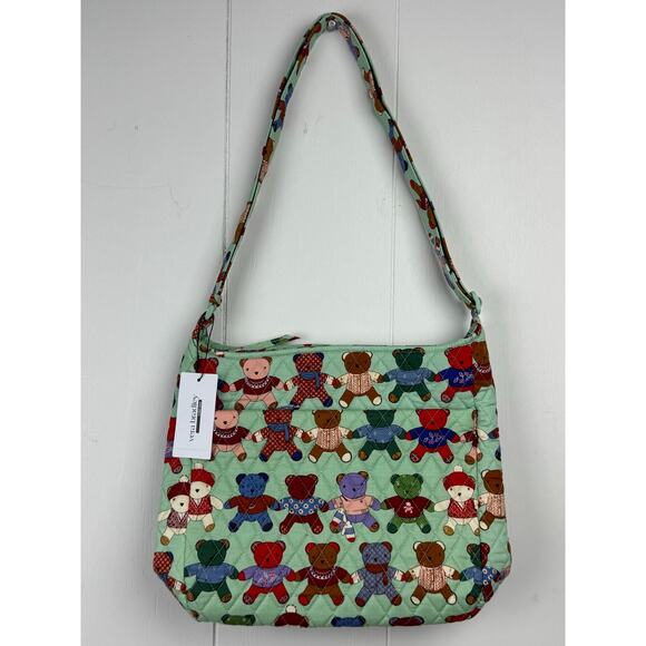 Vera Bradley Toasty Teddies Essential XL Crossbody, NWT - Picture 5 of 5